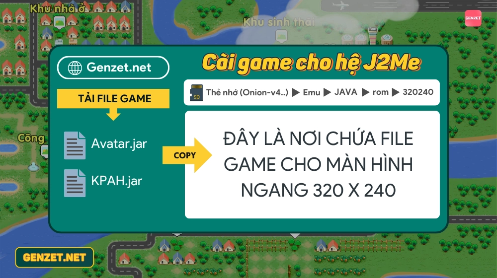 Chép game java vào j2me cho Miyoo