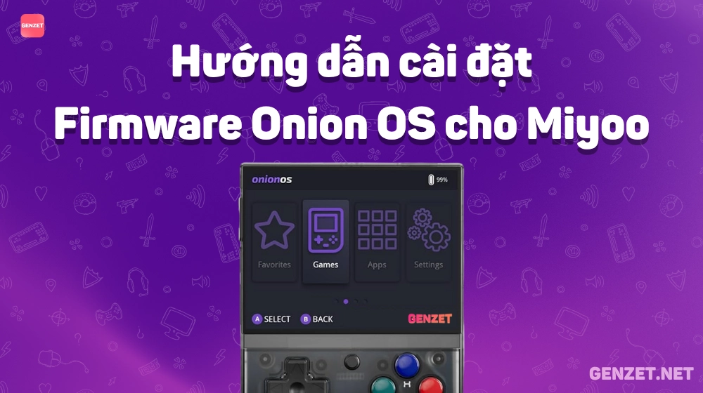 Hướng dẫn cài đặt Onion OS cho Miyoo Mini / Mini Plus
